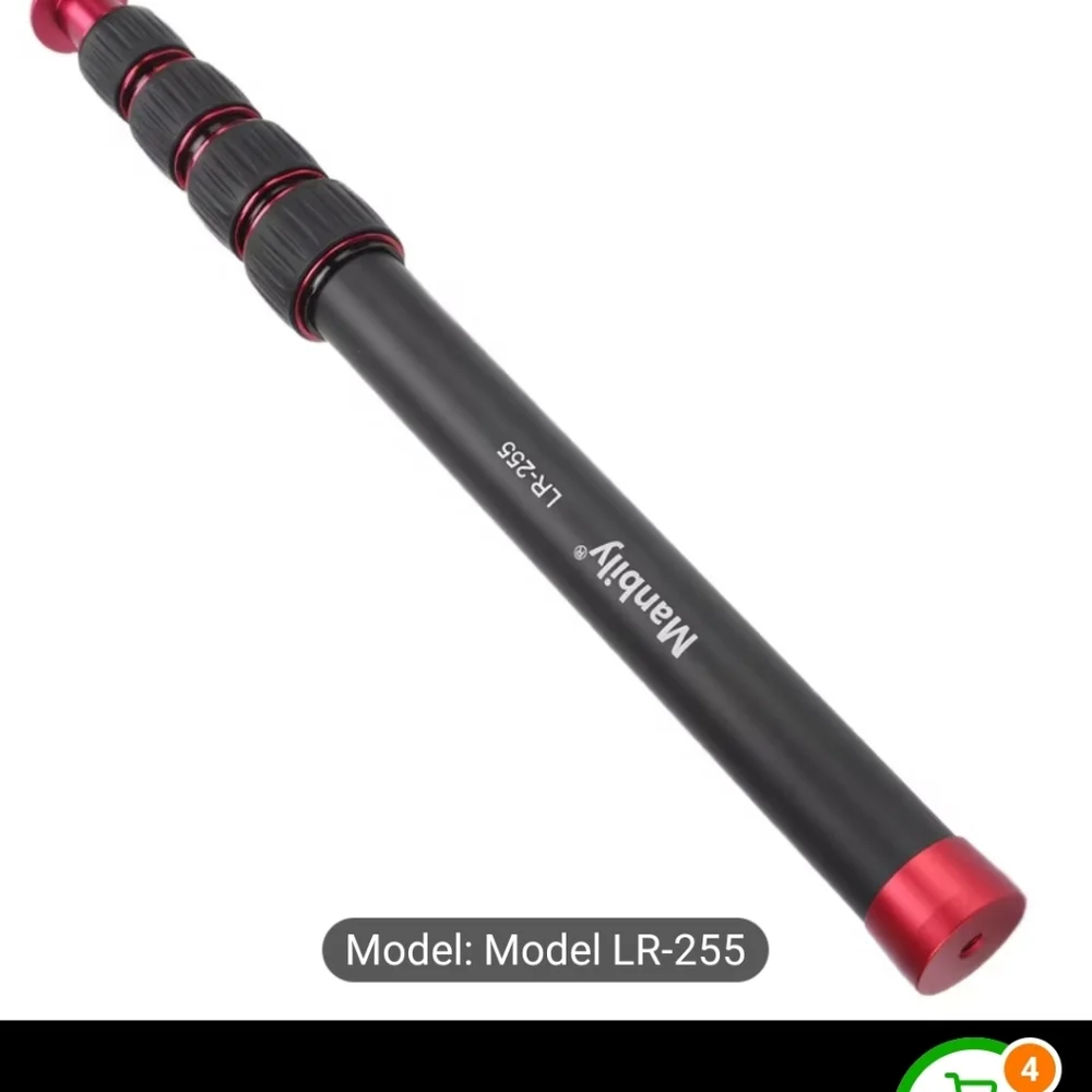 Aluminium Alloy Camera, 5 Section Monopod Tripod- 13. 2- 42. 5 inch, Solid Light